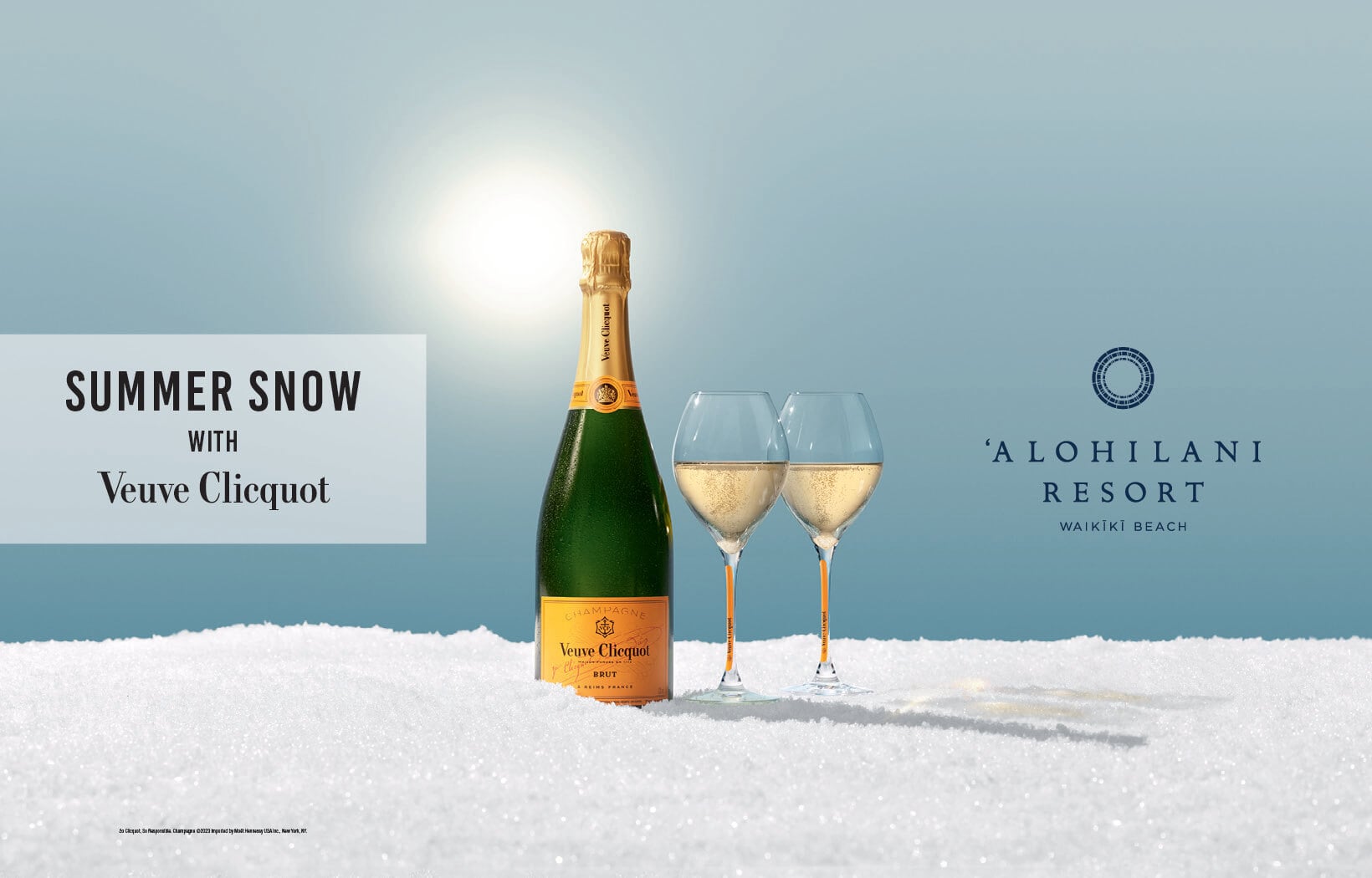 Sunday Day Club: Summer Snow with Veuve Clicquot